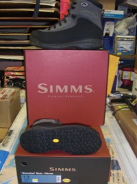 NEW Arrivals: SIMMS Rivershed Wading Boots Vibram Thread